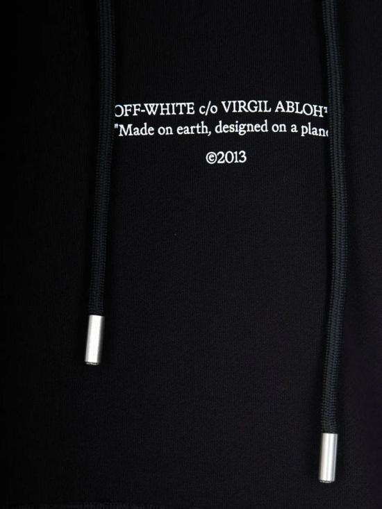 25FW 오프화이트 스웨터 OMBB085F25FLE016 1001 BLACK WHITE