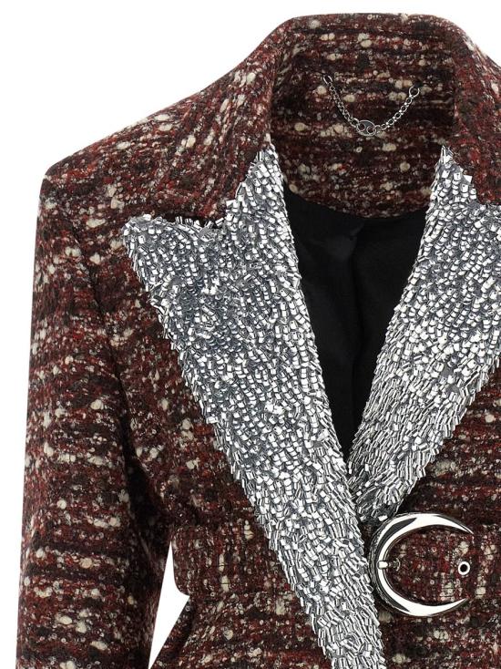 25FW 파코라반 코트 25HCOW067LA0348M524 MULTICOLOR - PACO RABANNE