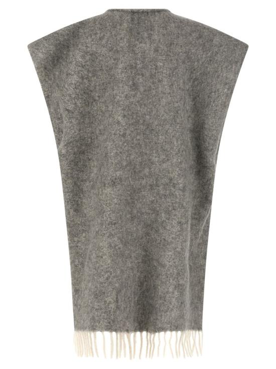 25FW 페세리코 케이프 S31531C0CC663971 GRAY - PESERICO