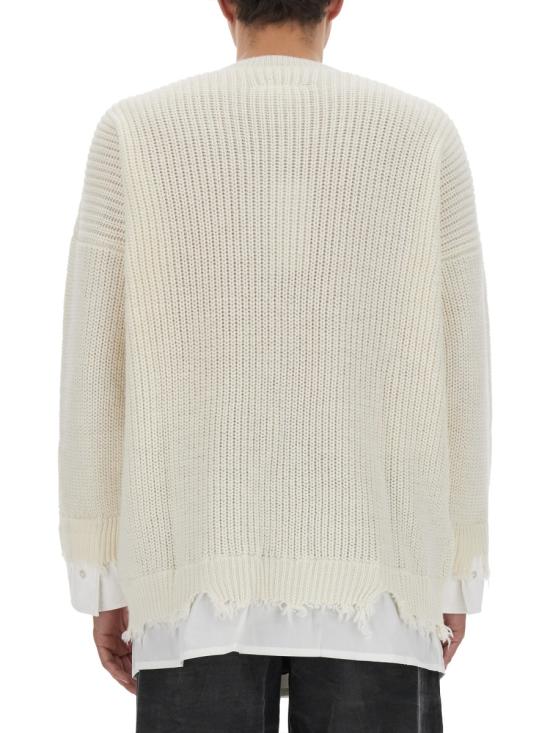  MM6 메종마르지엘라 스웨터 S62HL0015 S18382101 IVORY - MM6 MAISON MARGIELA