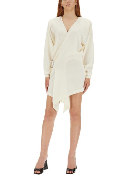  디 아티코 미디 원피스 237WCA239 KWV001507 WHITE - THE ATTICO