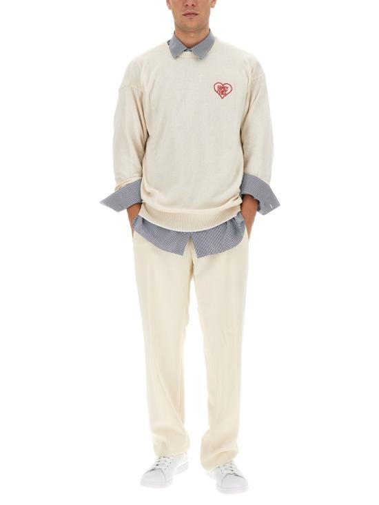  패밀리퍼스트 밀라노 스웨터 SWF2302 WHITE - FAMILY FIRST MILANO