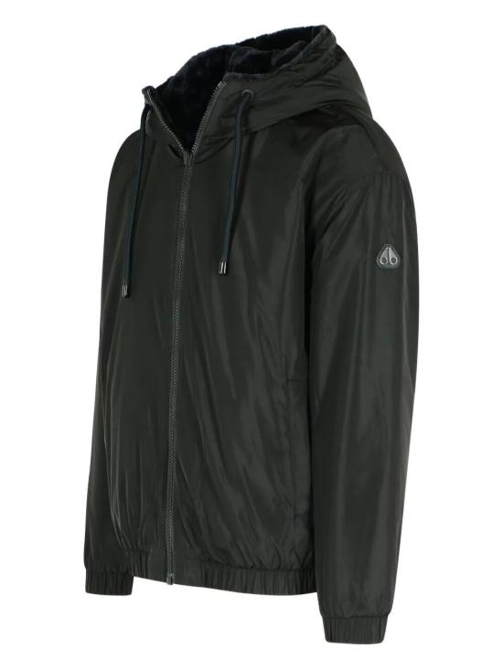 25FW 무스너클 후드 티셔츠 M35MS602H 1118 BLACK - MOOSE KNUCKLES