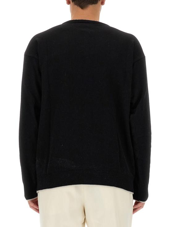  패밀리퍼스트 밀라노 스웨터 SWF2302 BLACK - FAMILY FIRST MILANO