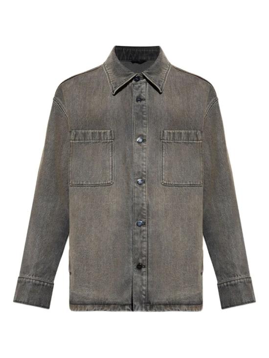 25FW 펜디 데님 자켓 FW1410 AT2I F0ZJ4 ARGILLA