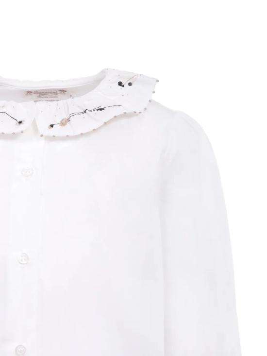 25FW [키즈] 봉쁘앙 셔츠 W05GBLW00029 002 BLANC LAIT - BONPOINT
