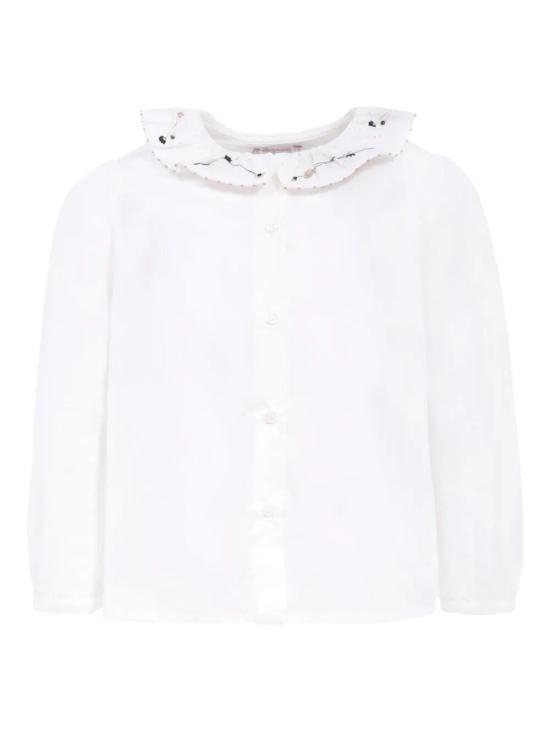 25FW [키즈] 봉쁘앙 셔츠 W05GBLW00029 002 BLANC LAIT