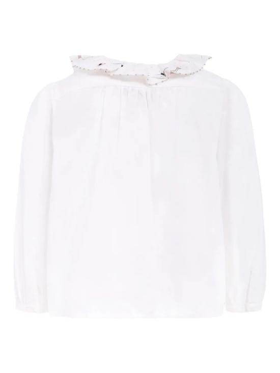 25FW [키즈] 봉쁘앙 셔츠 W05GBLW00029 002 BLANC LAIT - BONPOINT