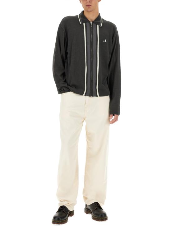  어웨이크 NY 스웨터 KN004 WASHEDBLACK - AWAKE NY