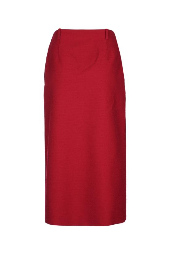 25FW 디올 미디 스커트 541J03A1761 3468 RED - DIOR