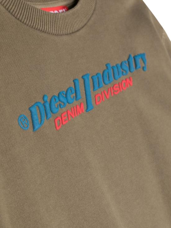 25FW [키즈] 디젤 풀오버 J01456K 0HEREK51D GREEN - DIESEL