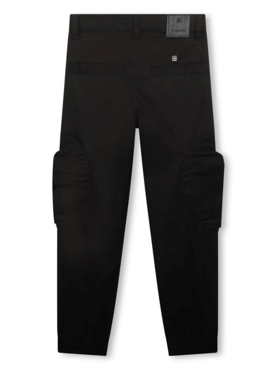 25FW [키즈] 지방시 스트레이트 팬츠 H24243K 09B BLACK - GIVENCHY