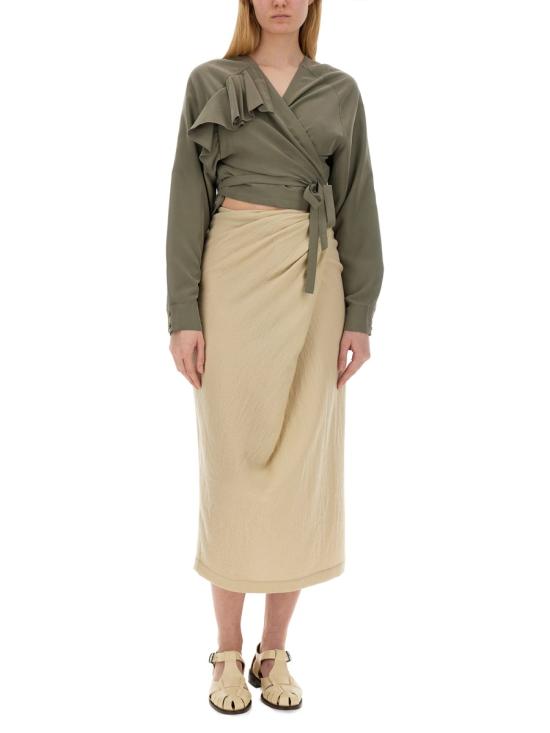  알리지 블라우스 153268 A3210MILIT GREEN - ALYSI