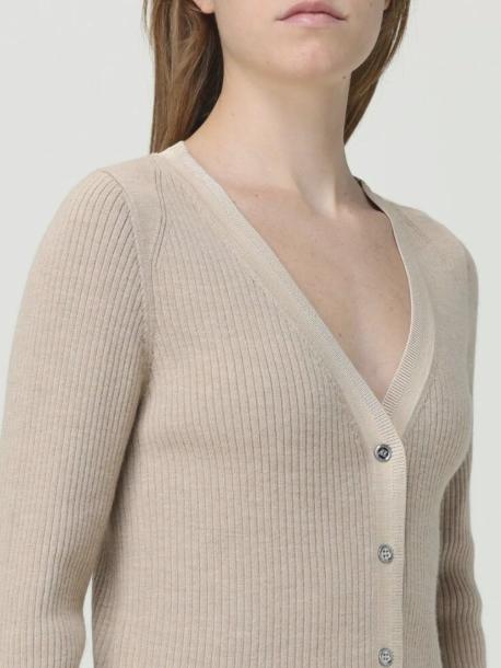 25FW 핑코 가디건 105543A2S3 D23 Beige pelle daino - PINKO