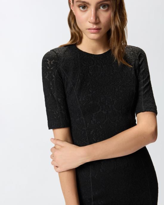 25FW 핑코 미디 원피스 105653A2TW Z99 Nero limousine - PINKO