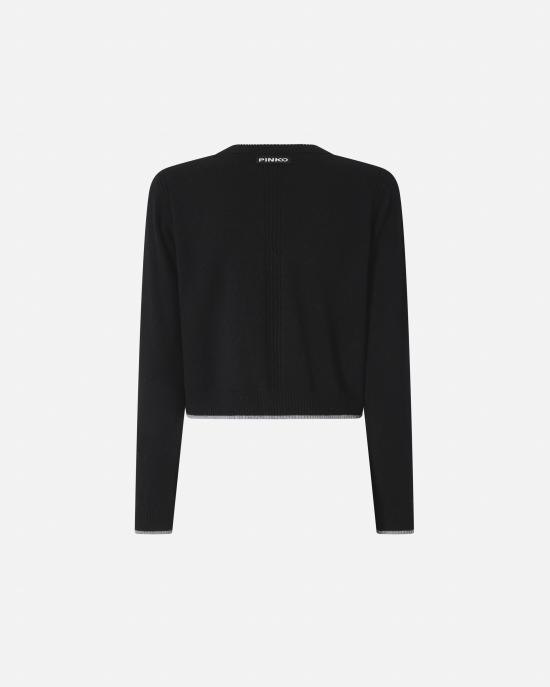 25FW 핑코 가디건 105447A2Q9 Z99 Nero limousine - PINKO