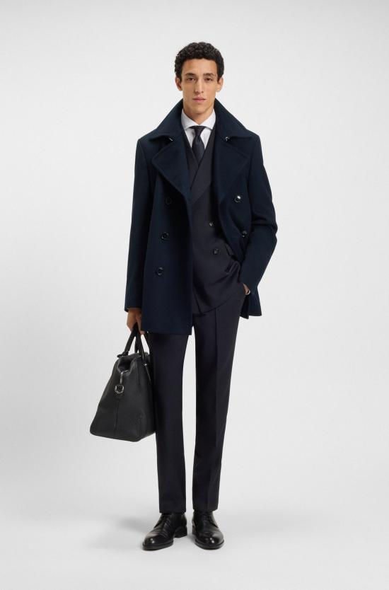 25FW 보스 코트 50551081 10273687 01 404 Blue - BOSS