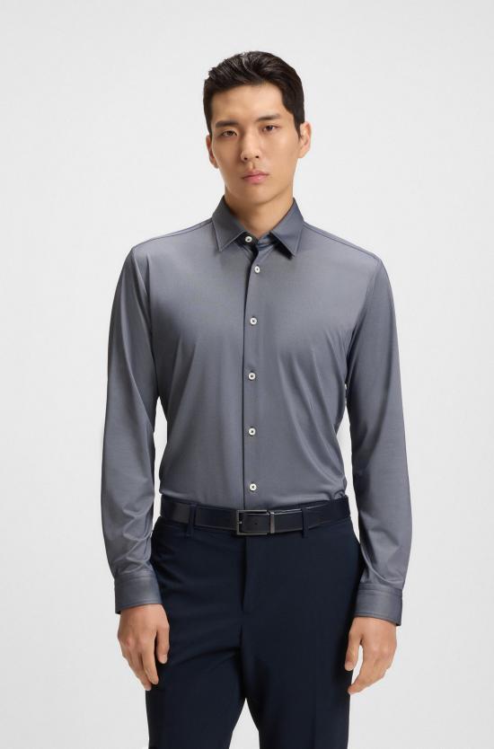 25FW 보스 셔츠 50533434 10253542 01 404 Blue - BOSS