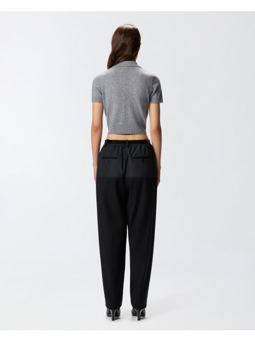 25FW 핑코 폴로 티셔츠 105450A2Q9 II2 Grigio monumento - PINKO