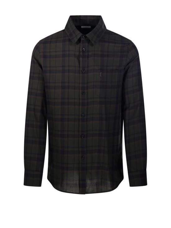 25FW 생로랑 긴팔 셔츠 838702 Y33IB 2861 FALKLAND CHECKS OD