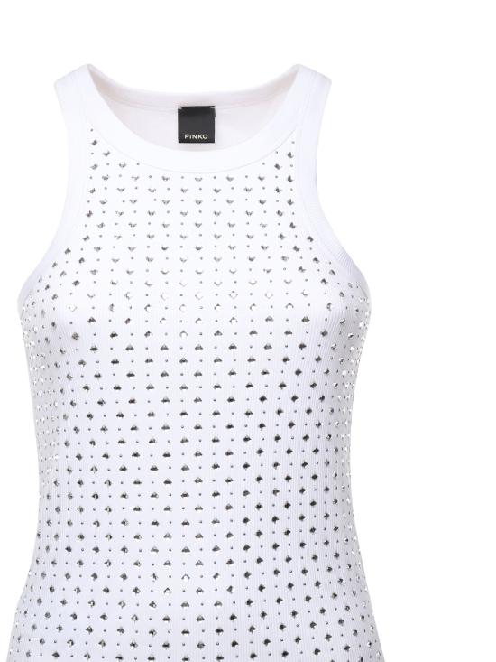 25FW 핑코 긴팔 티셔츠 105928 A2XYZ04 White - PINKO