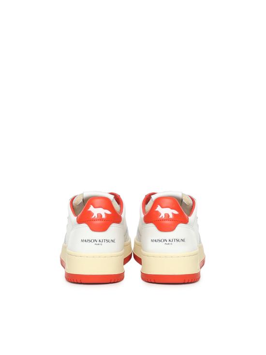 25FW 오트리 MEDALIST 메달리스트 로우탑 스니커즈 AULM MK02 White red - AUTRY