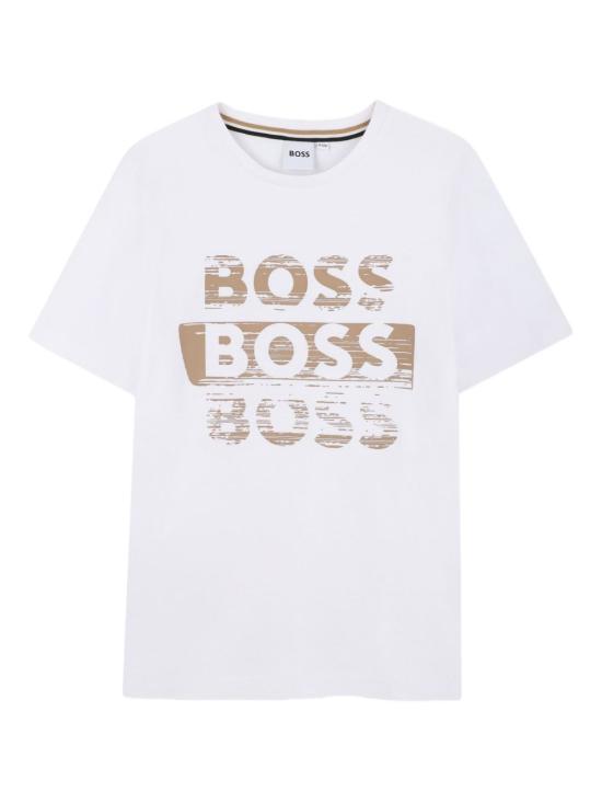 25FW [키즈] 휴고보스 티셔츠 J52366 10P White