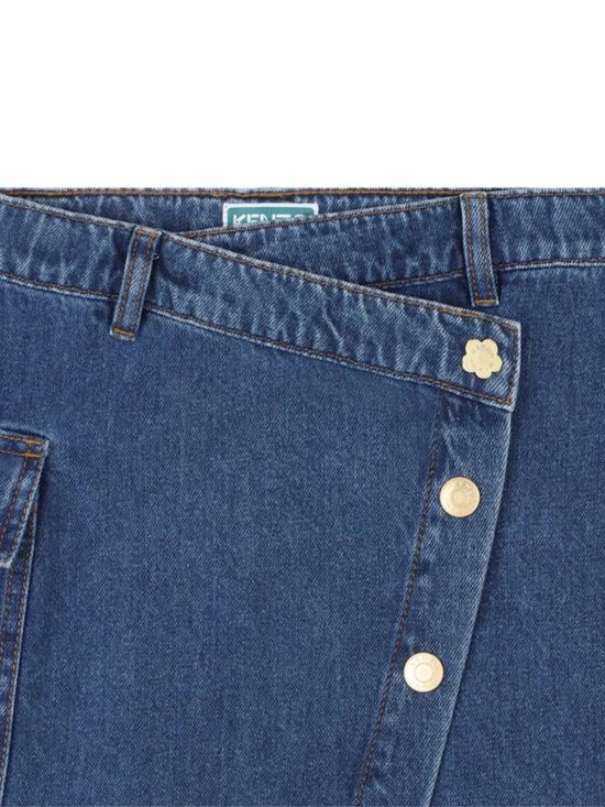 25FW [키즈] 겐조 스커트 K61319 Z27 Blue - KENZO