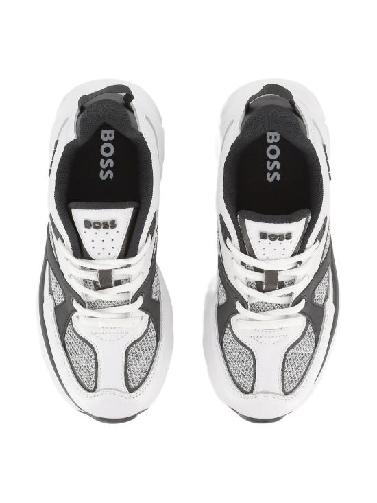 25FW [키즈] 휴고보스 스니커즈 J52570 10P White - HUGO BOSS
