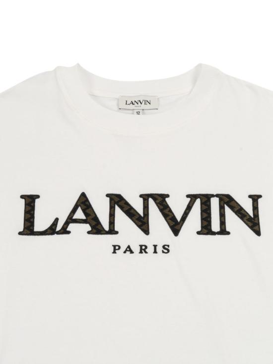 25FW [키즈] 랑방 티셔츠 N30283 117 White - LANVIN