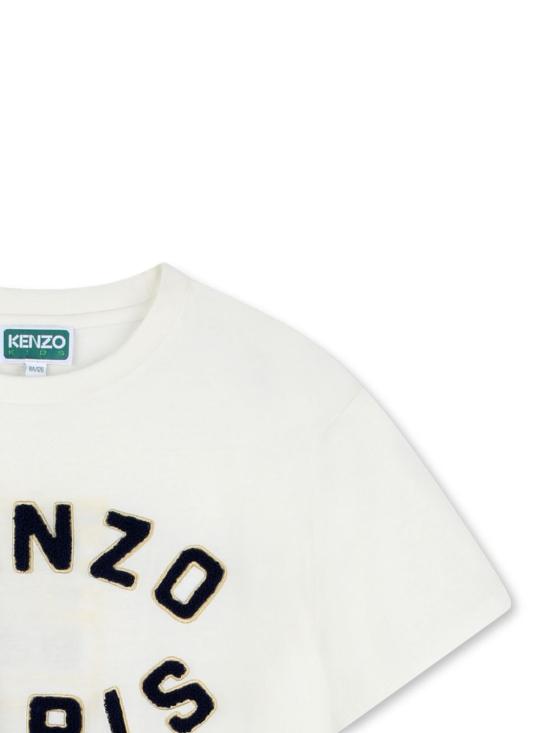 25FW [키즈] 겐조 티셔츠 K61508 117 White - KENZO