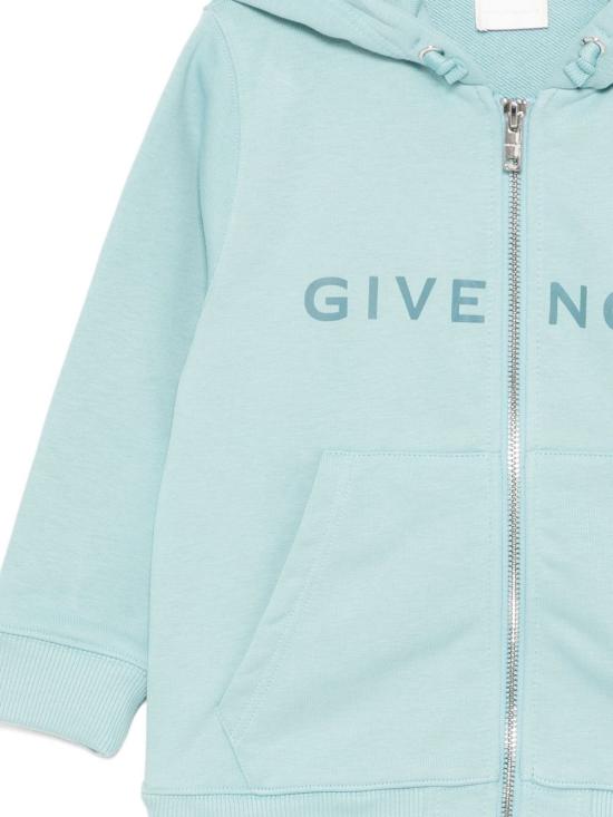 25FW [키즈] 지방시 트레이닝 상의 H30939 40 Clear Blue - GIVENCHY