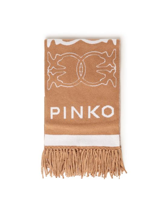 25FW 핑코 머플러/스카프 105992 A2YOMZ2 Camel white