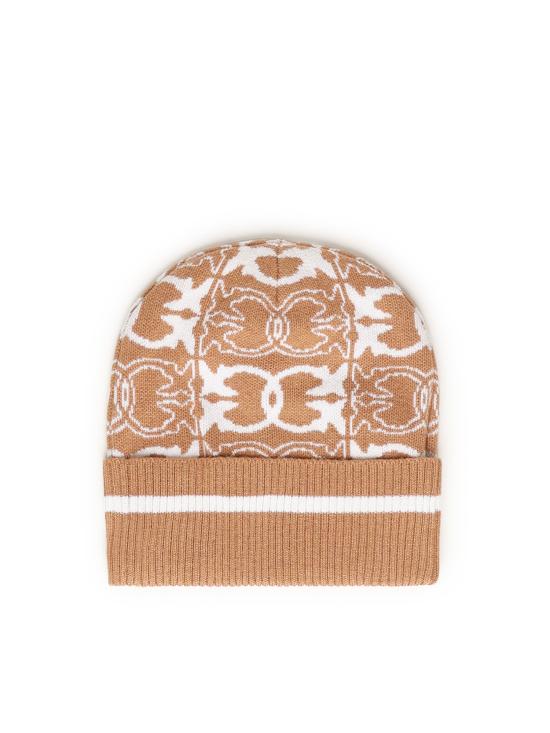 25FW 핑코 이어플랩 캡 105991 A2YOMZ2 Camel white - PINKO