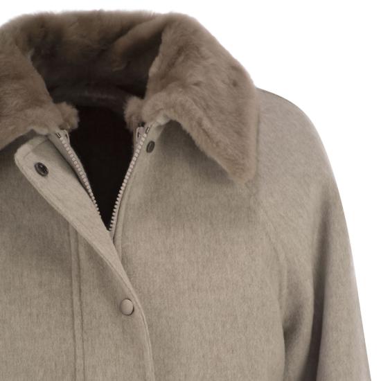 25FW 브루넬로 쿠치넬리 양모 인서트 자켓 MD5037908 BEIGE - BRUNELLO CUCINELLI