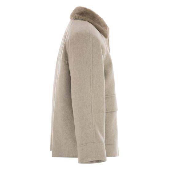 25FW 브루넬로 쿠치넬리 양모 인서트 자켓 MD5037908 BEIGE - BRUNELLO CUCINELLI