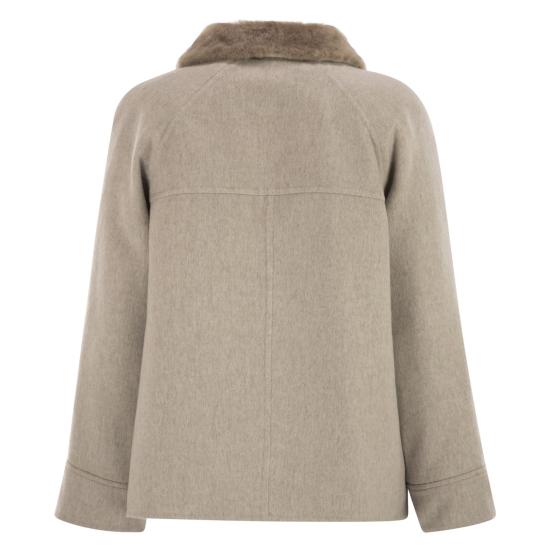 25FW 브루넬로 쿠치넬리 양모 인서트 자켓 MD5037908 BEIGE - BRUNELLO CUCINELLI