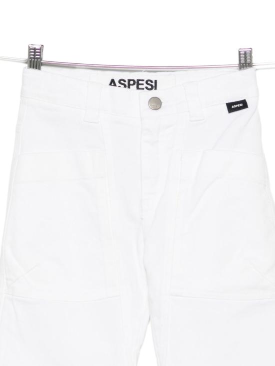 25FW [키즈] 아스페시 스트레이트 팬츠 A25APL0012C6051 010 White - ASPESI