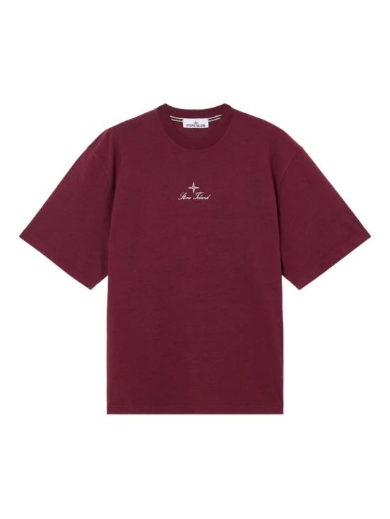 25FW 스톤 아일랜드 반팔 티셔츠 K2S152100021 S0234V0012 Purple - STONE ISLAND