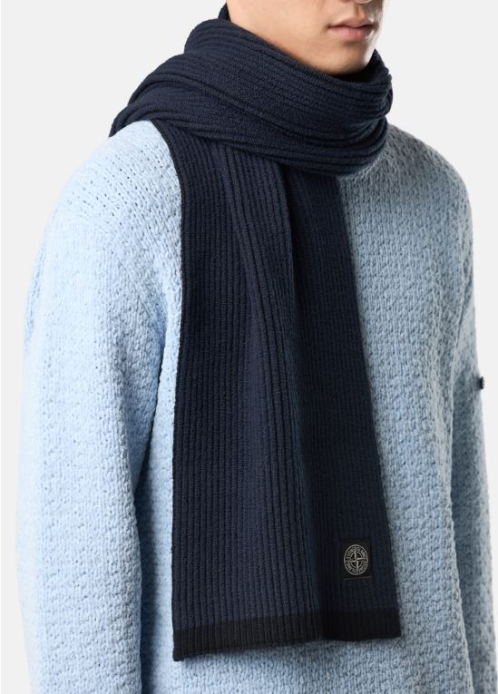 25FW 스톤 아일랜드 머플러/스카프 K2S15N200001 S00L8V0020 Blue - STONE ISLAND