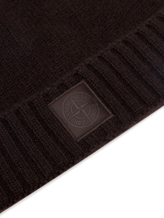 25FW 스톤 아일랜드 비니 K2S15N100015 S00FDV0070 Dark brown - STONE ISLAND