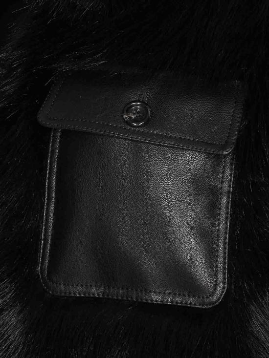 26FW 리우조 무스탕 CF5185E103722222 Black - LIU JO