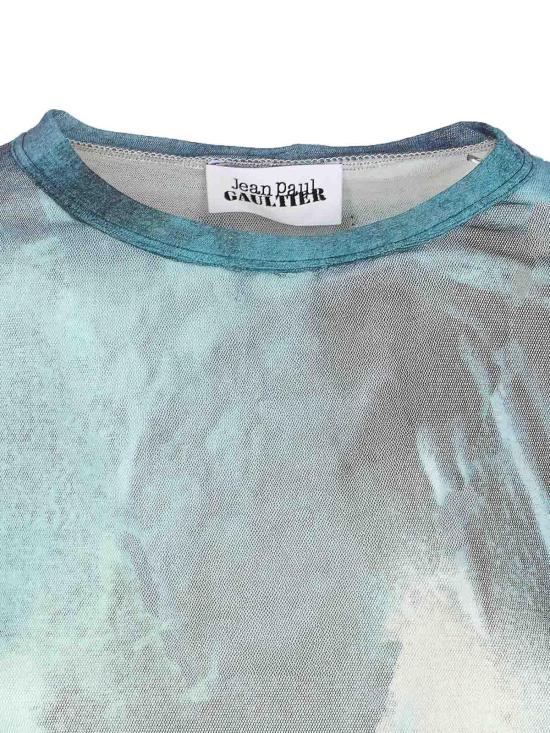 25FW 장 폴 고티에 반팔 티셔츠 TO313M004P5557 Blue - JEAN PAUL GAULTIER