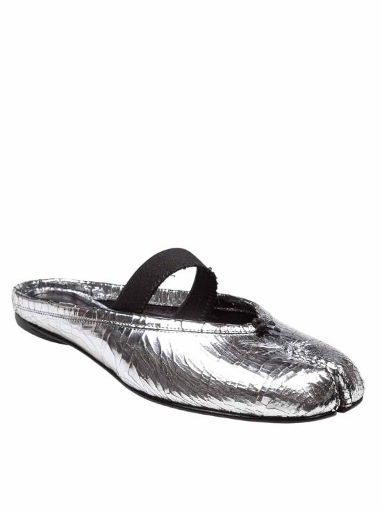 26SS 마르지엘라 타비 스트랩 뮬 S39WZ0112P7456H7730 Silver - MAISON MARGIELA