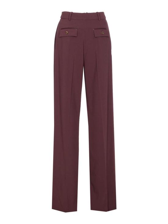 25FW 엘리자베타프랜치 스트레이트 팬츠 PA12556E2EA4 Red - ELISABETTA FRANCHI