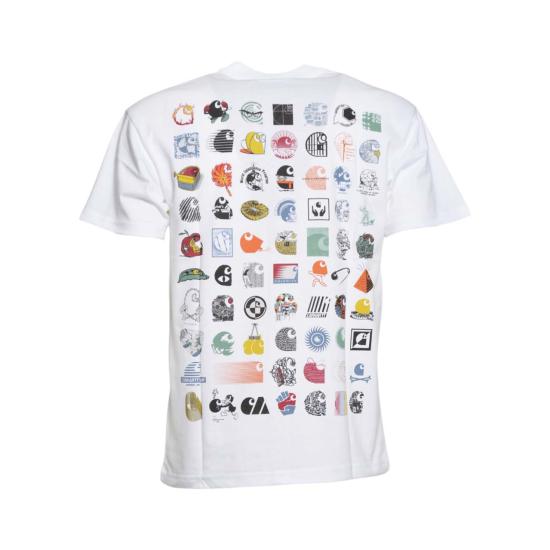 25FW 칼하트 WIP 반팔 티셔츠 I035439 02XX White - CARHARTT WIP