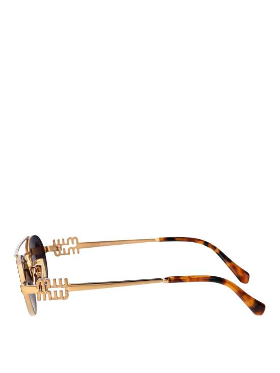 25FW 미우미우 선글라스 0MU54ZS7OE5D1 Gold - MIU MIU