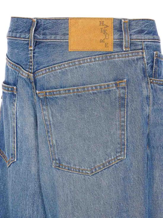 25FW 하이쿠레 스트레이트 팬츠 HEW03296DF180L0899L0899 Blue - HAIKURE