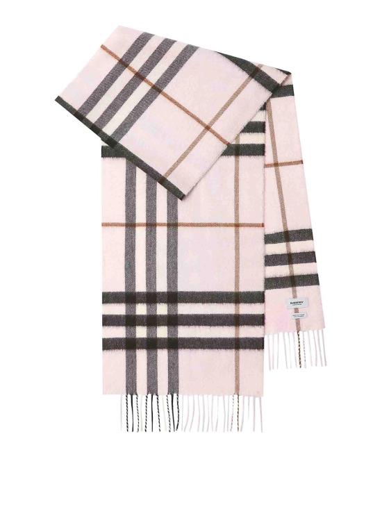 26SS 버버리 체크 캐시미어 스카프 8113947 Nude Neutrals