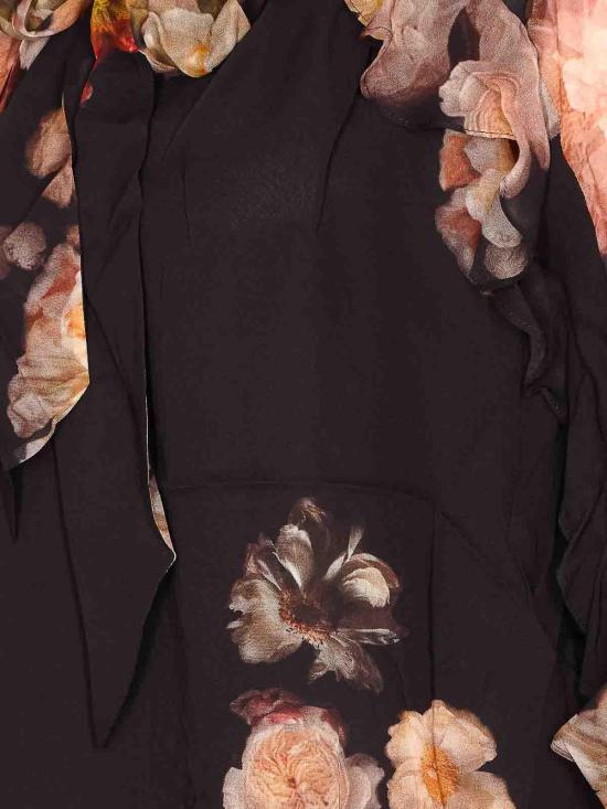 25FW 짐머만 블라우스 5342TF251RFLR Black - ZIMMERMANN